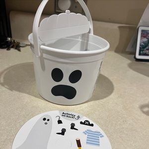 McDonald’s Halloween Bucket Pail mcboo with activity sheet